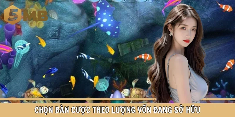 Chọn bàn cược theo lượng vốn đang sở hữu